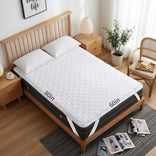 Florith Waterproof Mattress Protector Queen Size 60'x...