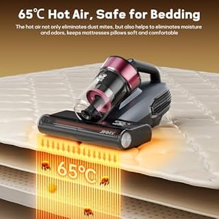 Jimmy BX8 Mattress Vacuum Cleaner 15kPa Deep Clean Bed Vacuum Cleaner with Dust Mite Senor, 65°C Heat & UV-C Light, Ultrasonic & Negative ion Function Cleaning for Mattresses, Beds, Sofa, Carpet etc
