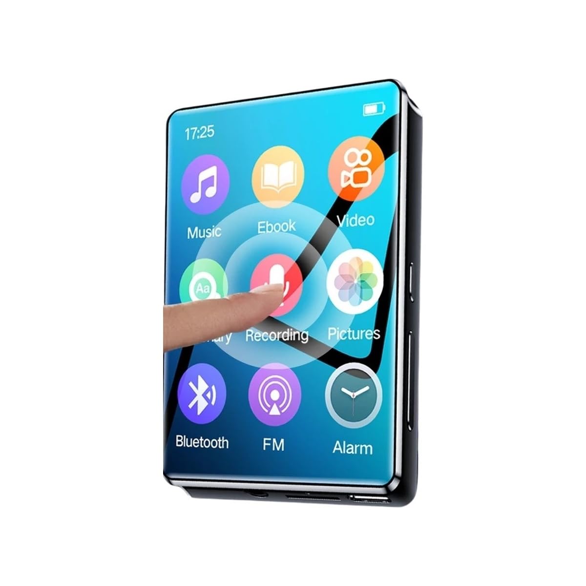 2 4 Inch Full Screen MP3 Player Mini Ultra-Thin BIIuetuoth Portable HiFi Music Player MP4 Video Playback FiM