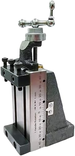 Miniatura 5 de Mini tobogán de fresado vertical montado en placa angular tipo Z - Ajuste directo para mini máquina de torno (sin abrazadera)