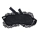 ranrann Bandeau des Yeux Sexy Dentelle Femme Homme Cache Yeux Bandage Lingerie Erotique Bandeau pour Les Yeux Blindage de Yeux Jeux Couple Adulte Plaisir Cosplay Noir Taille unique