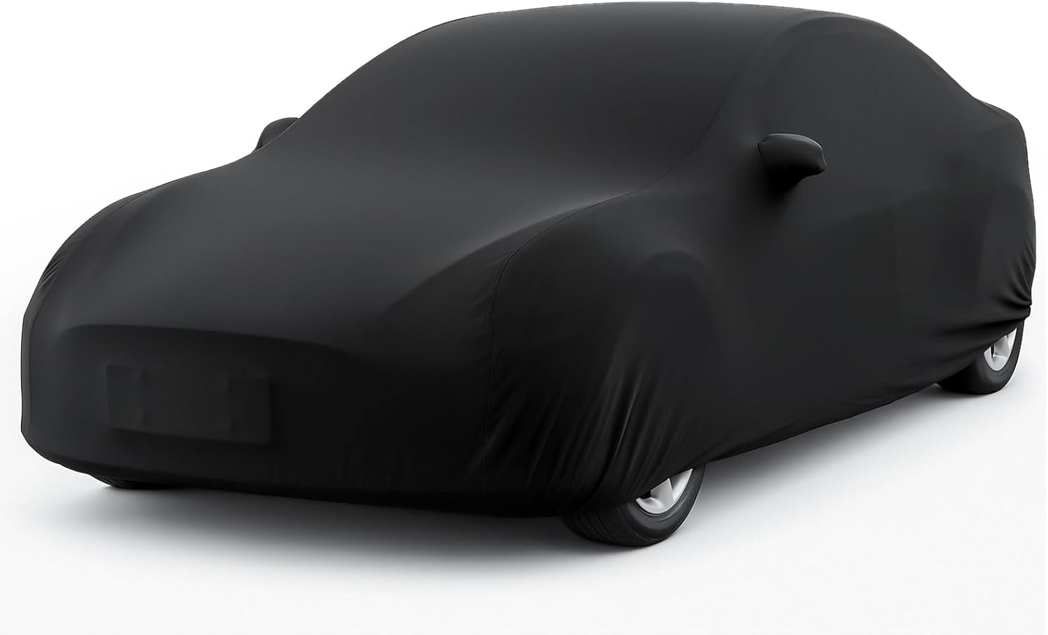 Favoto Car Cover for Model-3 Dustproof - Car Cover Indoor Compatible with Tesla Model 3 Stretch Cover with Charging Port Inside Protection Breathable Vehicle Cover for Underground Garage