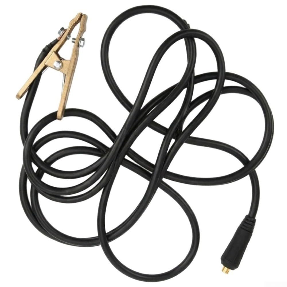 Morsetto di massa di saldatura 260 A in ottone con cavo 3 m | Alta conduttività, capacità di carico 260A, ottone resistente, cavo incluso, per mig/TIG