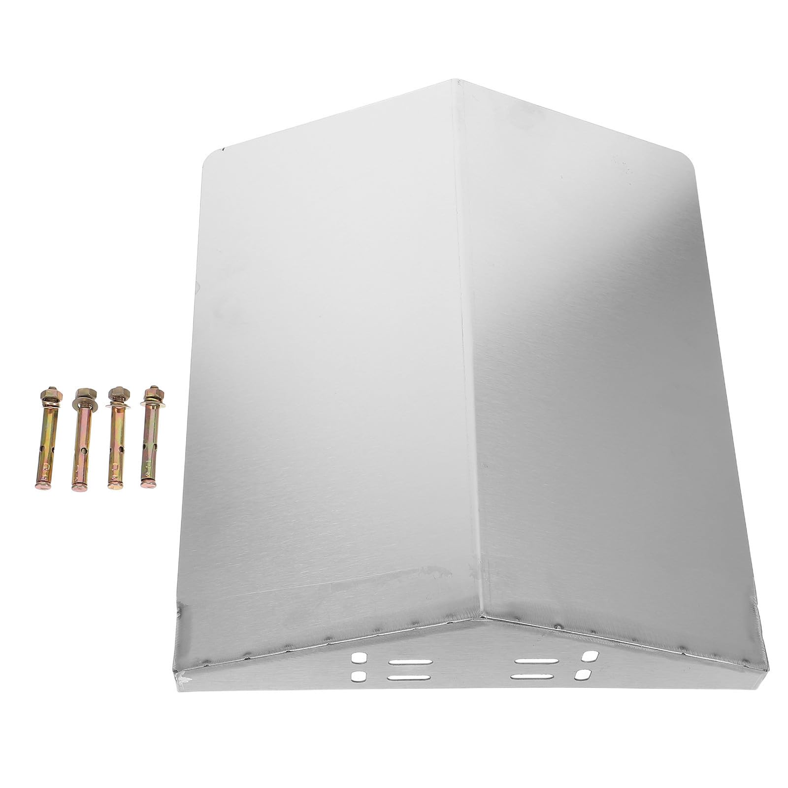 Edelstahl Kamera Regenschutz 30cm für Sicherheitskameras Silber
