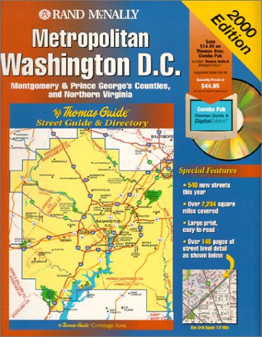 Thomas Guide 2000 Metro Washington D.C. Deluxe: Rand McNally ...