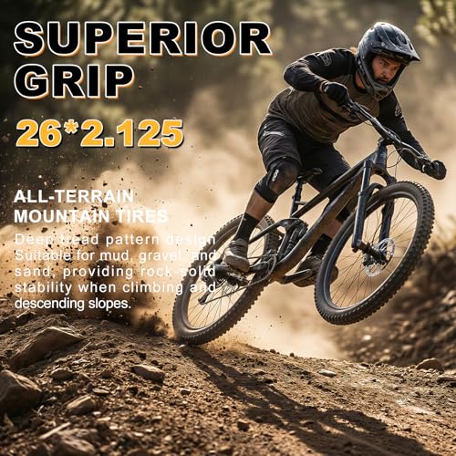 WHEELO Mountain Bike Tires Set: 2-Pack 16/20/24/26×2.125