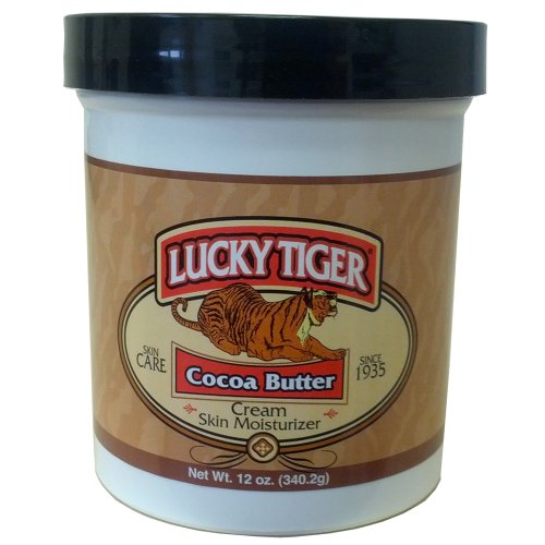 Lucky Tiger Facial Moisturizer, Cocoa Butter, 12 Ounce