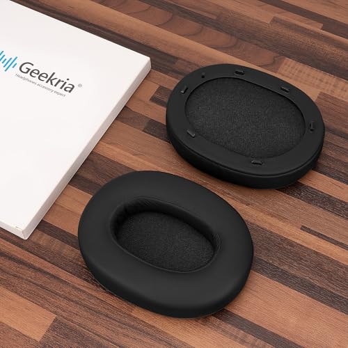 Almohadillas de Repuesto Geekria Compatibles con Sony ULT WEAR, WH-ULT900N, Piezas de Reparación (Negro) miniatura 4