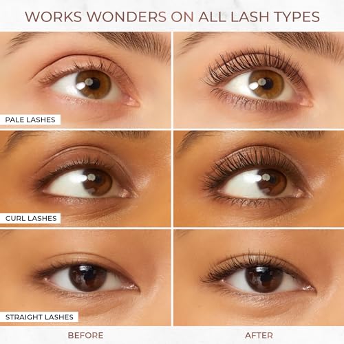 Just Herbs Serum Infused Volume Boost Mascara Highly Pigmented Waterproof Long Lasting 8ml - Image 4