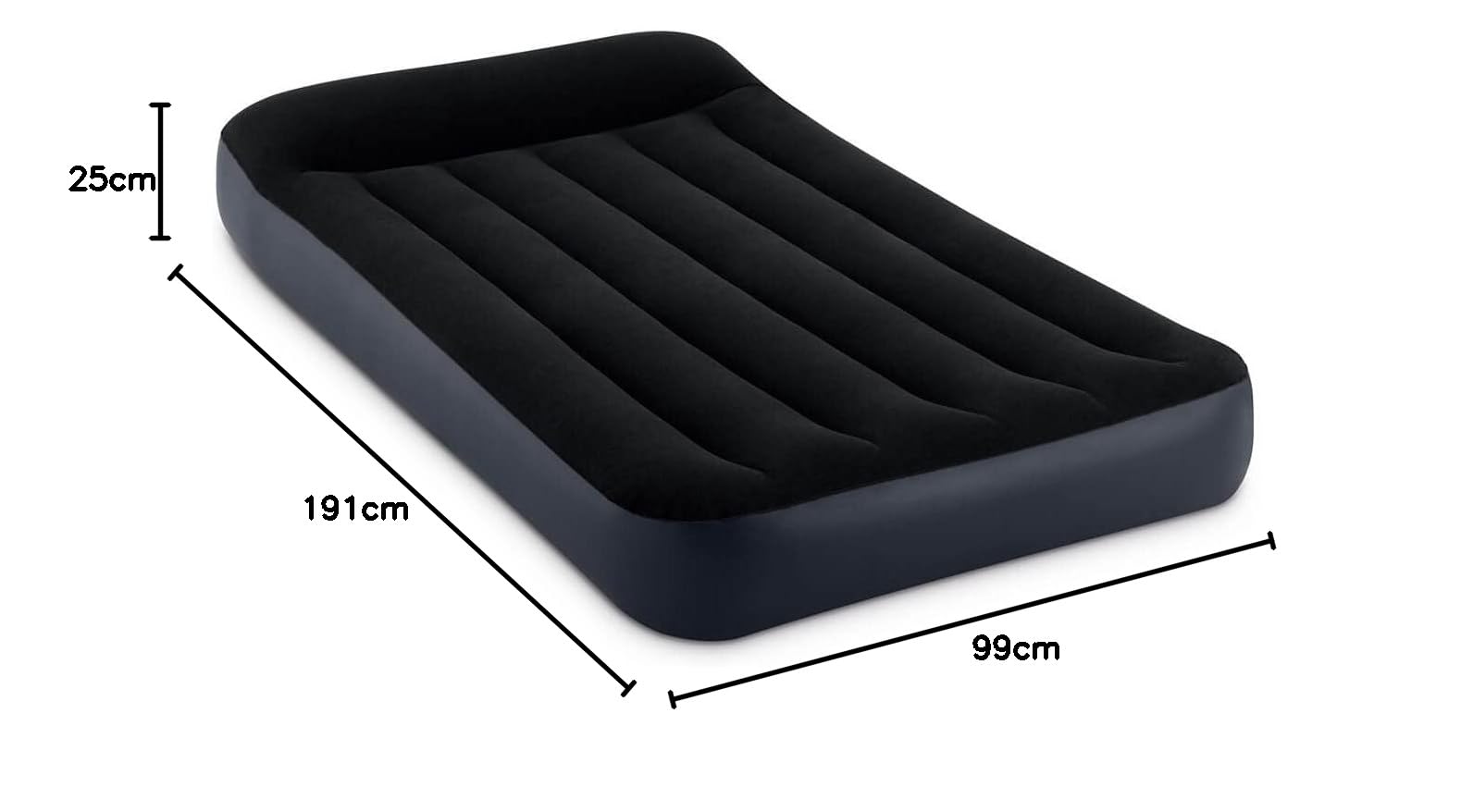 Intex - 64146ND - Matelas Gonflable Pillow Rest Classic Électrique - 1 Pers
