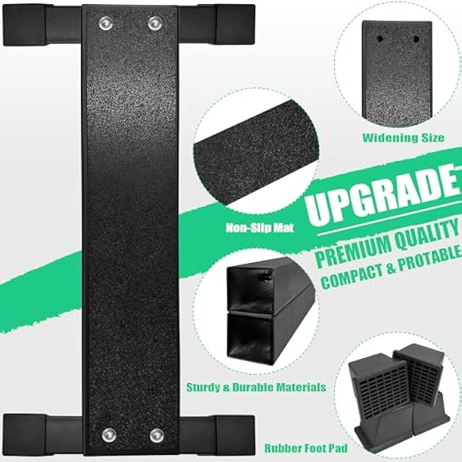 Steel Calf Raise Bar, Standing Calf Raise Platform Machine, Calf Raise Block Rack for Calf Stretching, Squat, Foot Stretch