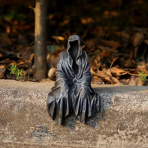 Tabletop-Gothic-Figurine-Grim-Reaper-Statue-Gothic-Spooky-Sculpture-for-Garden-or-Bookshelf-59-inch-Mysterious-Resin-Dedor-Bookshelf-Decor-Fantasy Tabletop Gothic Figurine Grim Reaper Statue Gothic Spooky Sculpture for Garden or Bookshelf 59 inch Mysterious Resin Dedor Bookshelf Decor Fantasy