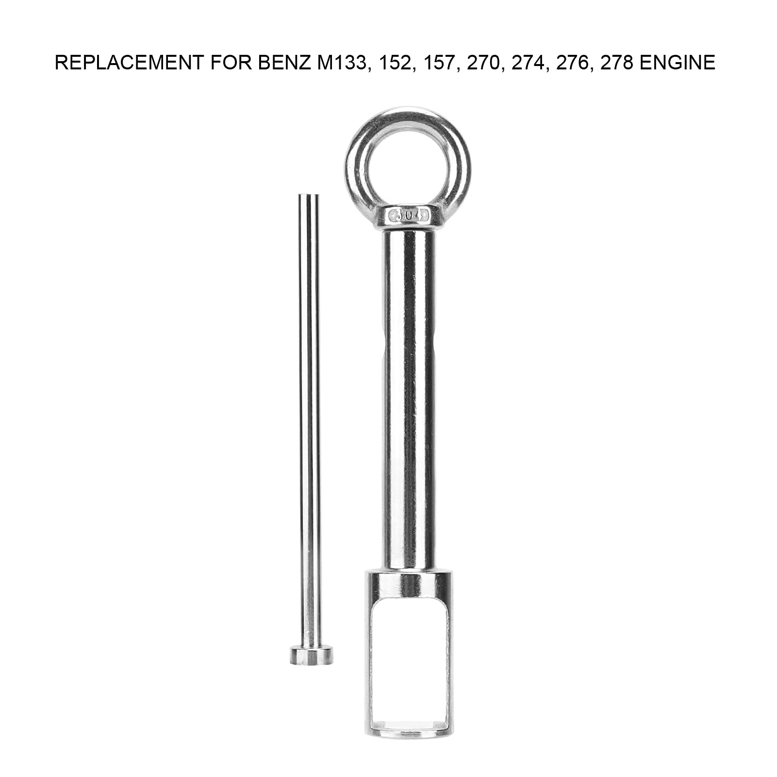 Injector Remover Kit: Steel Alloy Fuel Nozzle Remover Tool for M133, 152, 157, 270, 274, 276, 278 Engine, Oe 278589003300