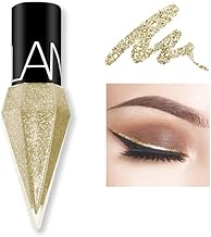 5 Colors Liquid Glitter Shiny Eye Liner High Pigment Shimmer Sparkling Silver Metallic Eyeliner Colorful Pearlescent Eye Makeup Long Lasting