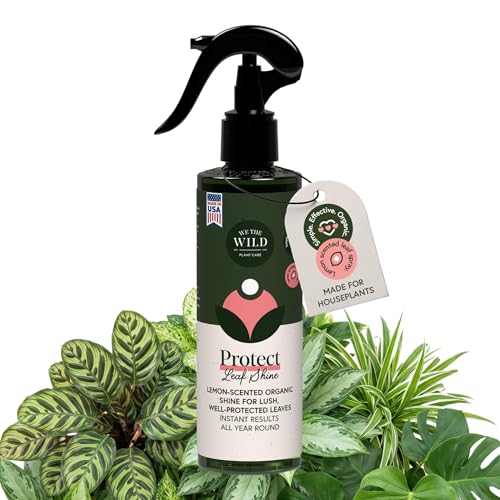 WE THE WILD Organic Protect Leaf Shine - Neem Oil Spray and Botanical Cleaner for Indoor Plants - 16.9 fl oz