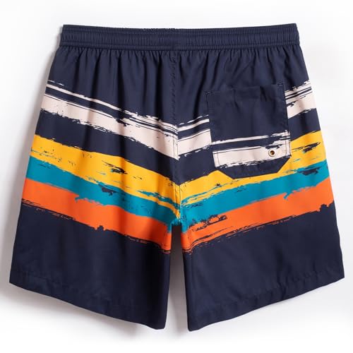 Image of maamgic Mens Swim Trunks Quick Dry Swim Shorts with Mesh Lining Funny Swimwear Bathing Suits 7inch