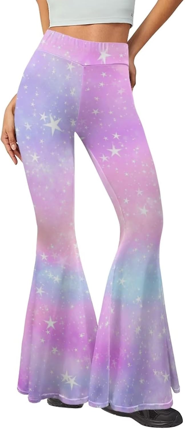 Ystardream Womens Yoga Pants Plus Size Flare Leggings for Women High Waist - Image 2