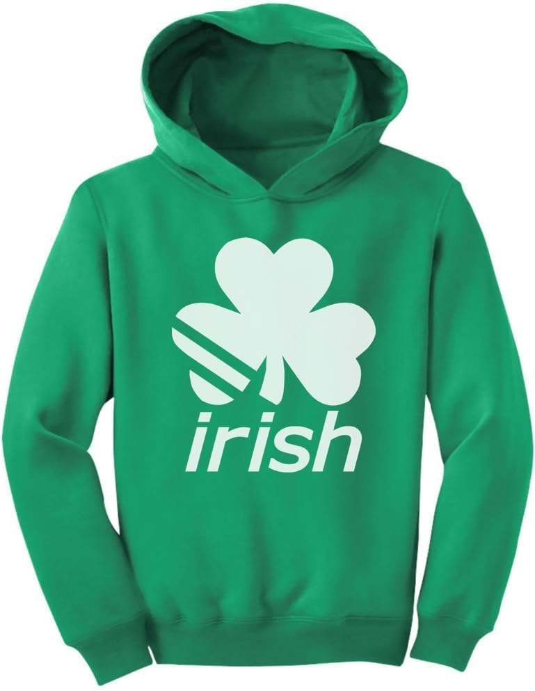 Tstars St Patricks Hoodie Irish Shamrock Pattys Day Toddler Kids Sweatshirt Hoodies
