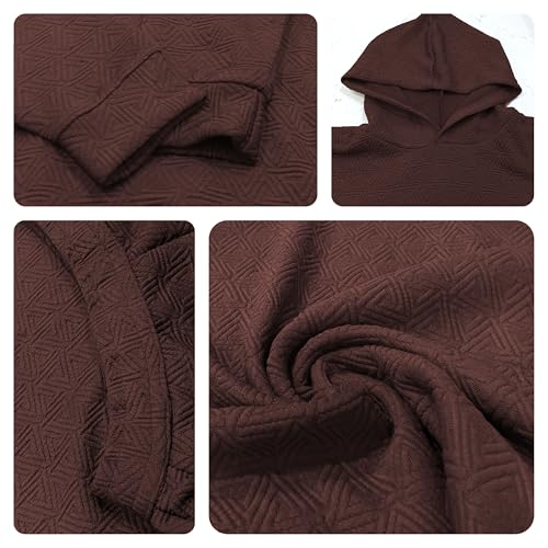 Image of GRECIILOOKS Co-ord Set for Women Stylish | Warm Hooded Hoodie & Pant Set | Winter Wear Womens Dress | Casual Travel & Loungewear Outfit | Oversized Loose Fit Winter Hoodie set