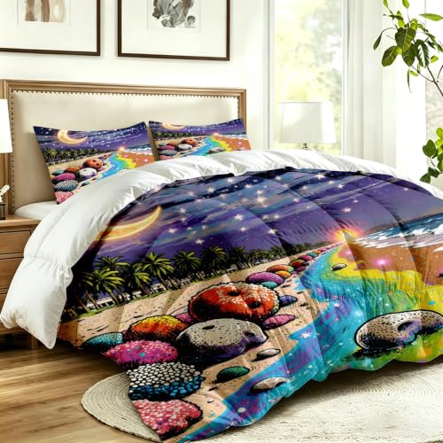 Edredón nórdico cama 180 transpirable 3D con dos fundas de almohada microfibra 3