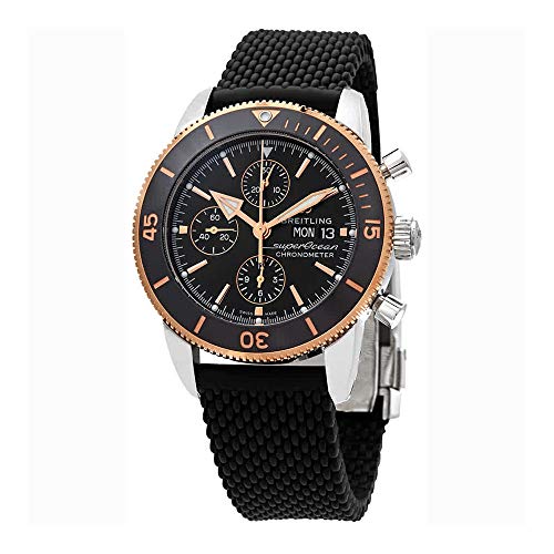 Breitling Superocean Heritage II Chronograph Automatic Chronometer Black Dial Men's Watch U13313121B1S1