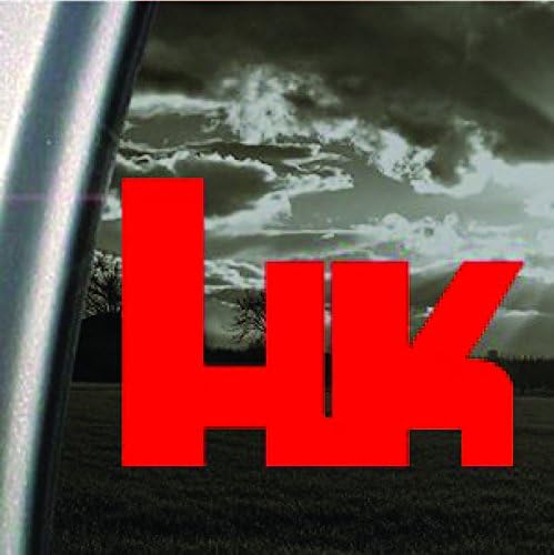 Sticker CrazyHK HECKLER And KOCH Red Decal Car Truck Window Red Sticker