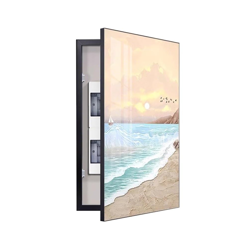 Rygcrud Fuse Box Cover Cabinet Decorative, Electrical Panel Cover Decoration- Hide Meter Box, Indoor Distribution Box Hide Paintings, Wall Mounted(