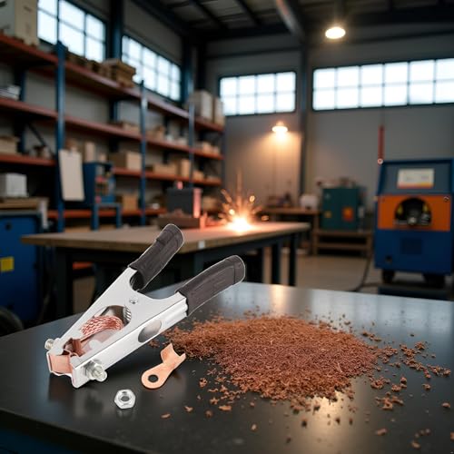 Black Welding Machine Ground Clamp,500a Ground Clamp With Rubber Sleeve Welding Equipment and Accessories(500A), Welding Clamps - Image 5