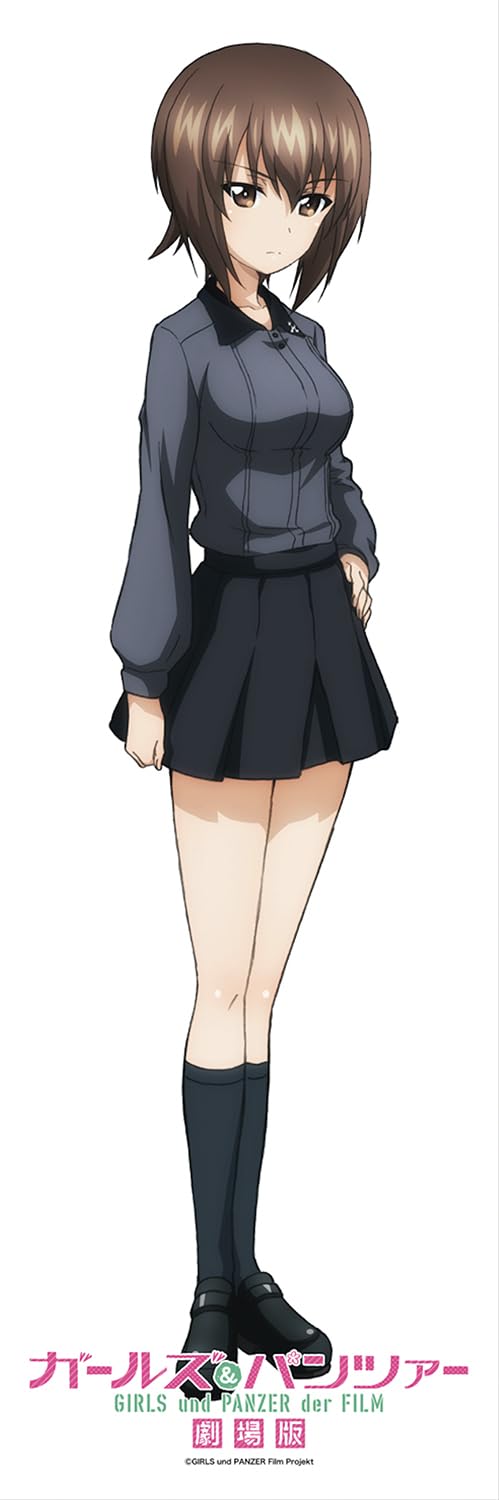 Amazon.co.jp: ガールズ＆パンツァー劇場版 等身大のぼり 西住