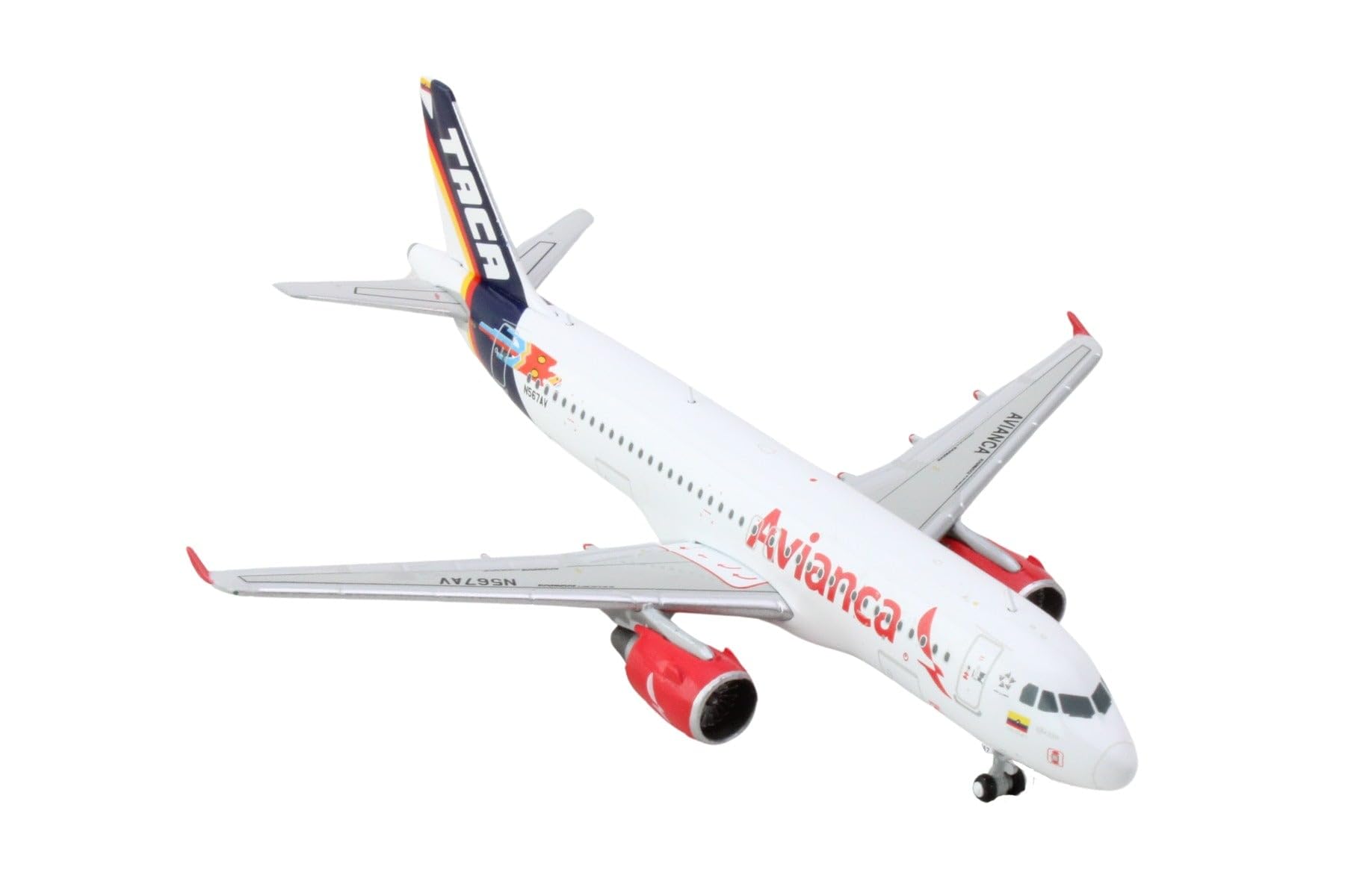 Amazon.com: GeminiJets GJAVA2190 Avianca Airbus A320 Taca Retro