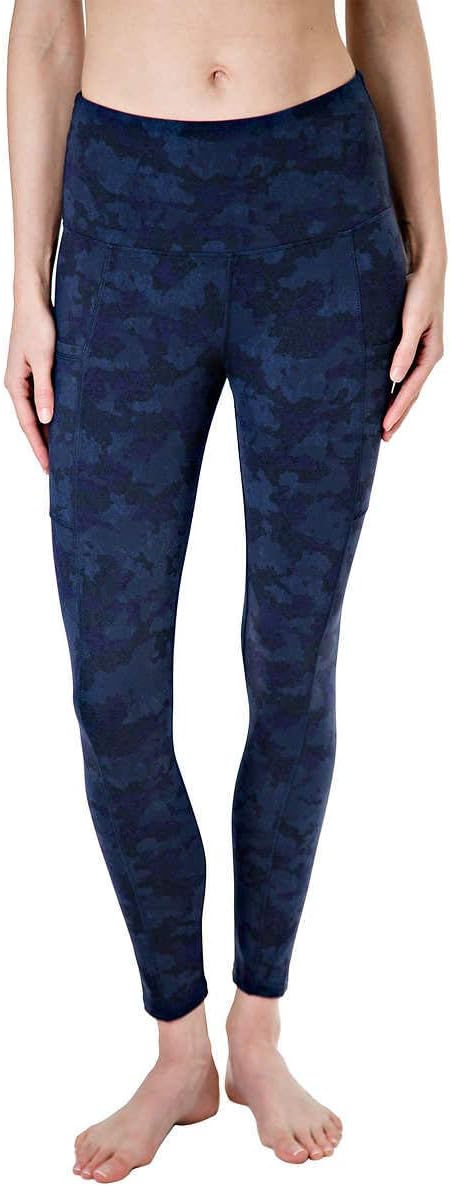 Tuff Athletics Women's Active Yoga Tight Floral Printed High Rise Leggings
