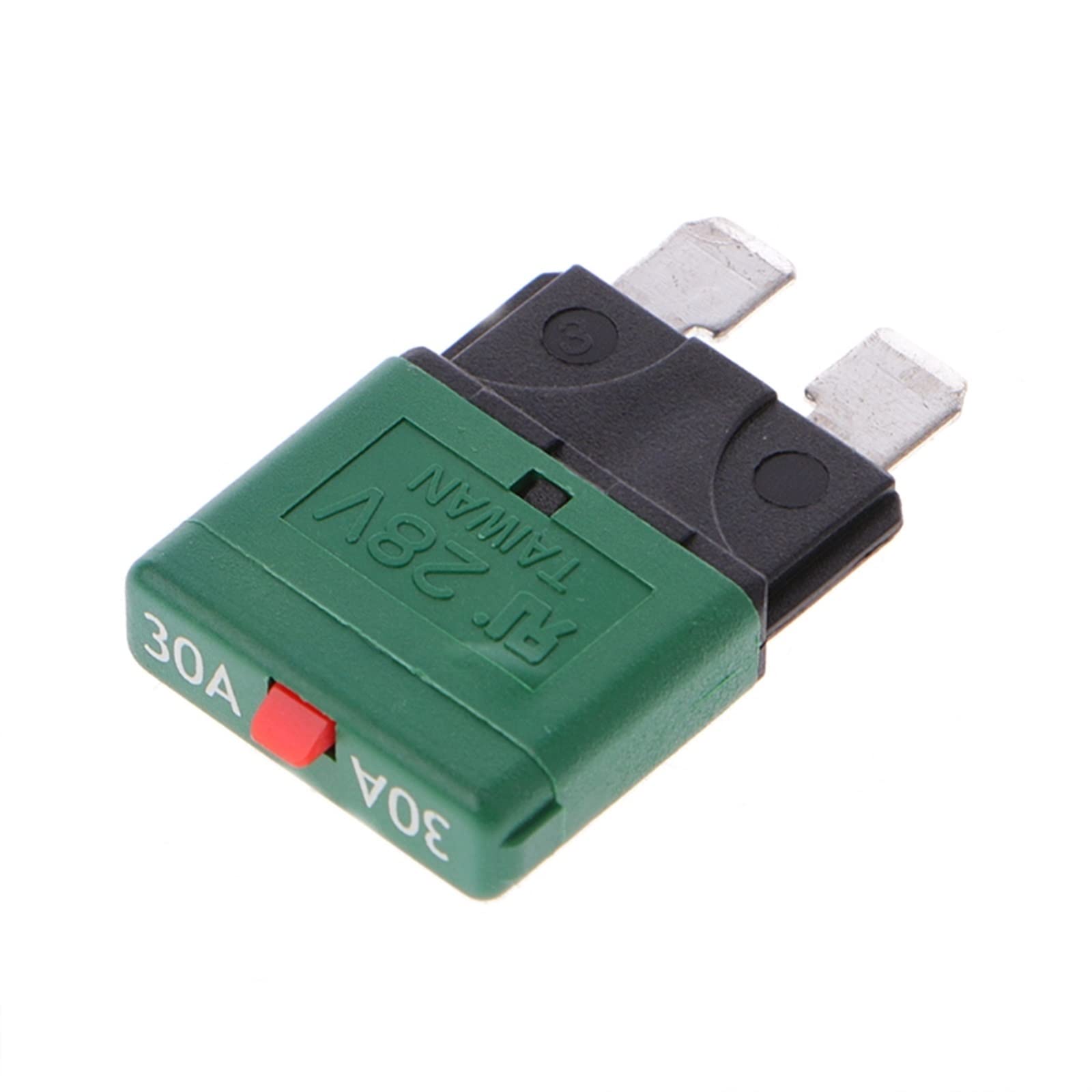 KXIWLUFV Circuit Breaker Blade Fuse 28V Resettable 5-30A Marine Rally Automotive(30a)