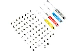 MMOBIEL Complete Screw Set Compatible with iPhone 7 Plus (Gold)