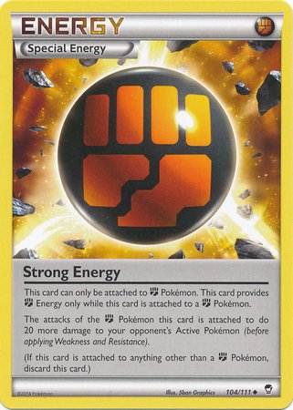 Amazon.com: Pokemon - Strong Energy (104/111) - XY Furious