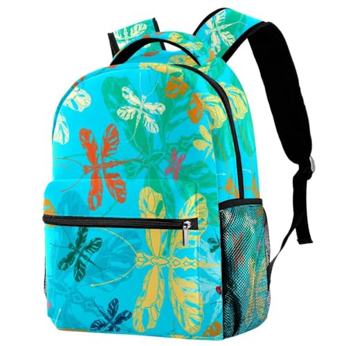 Sac de voyage décontracté libellules colorées 29.4x20x40cm