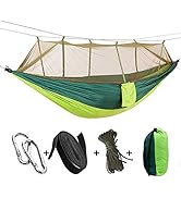 KEPEAK Camping Hammock with Net Netting, Single & Double Tree Hammock Net, Lightweight Nylon Port...