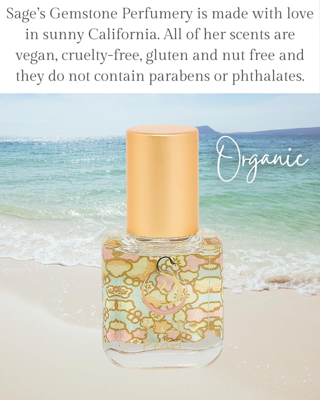 The Sage Lifestyle Pearl Roll On, Oil, Extract, Vanilla Perfume, Sandalwood, Vanilla Musk, Perfume for Women, Long Lasting, Clean, Soft Skin Fragrance, Artisan, Gourmand, 1/4 oz, Travel Size Parfum - Image 5