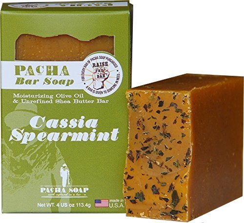 Pacha Soap Company Cassia Spearmint 4oz Natural Soap