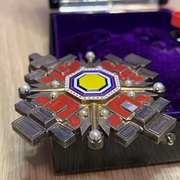 Amazon.co.jp: 国宝級 勲三位桂国章 満州 真珠 国略綬 共箱付