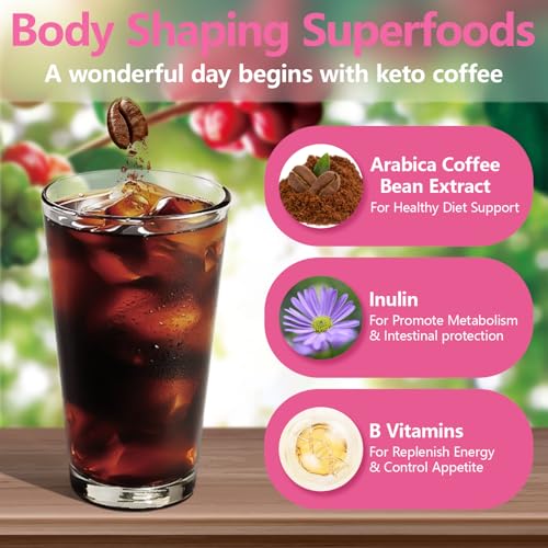 Image of Ustar Slim Chocolate Coffee for Weight Loss, Instant Coffee Packets 2 Pack with B Vitamins and Natural Ingredients, Medium Dark Roast, 100% Arabica Coffee in Single Serve Sticks, 24 Ct