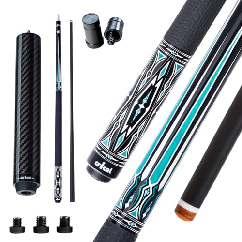 Taco de billar de fibra de carbono CRICAL con extensión de 8 pulgadas miniatura 1