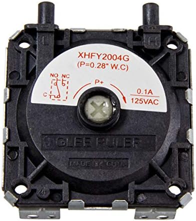 Miniatura 1 de Interruptor de presión 60147 Regla Glee XHFY2004G 28" WC se adapta a hornos compactos específicos de la serie MHU y HSU