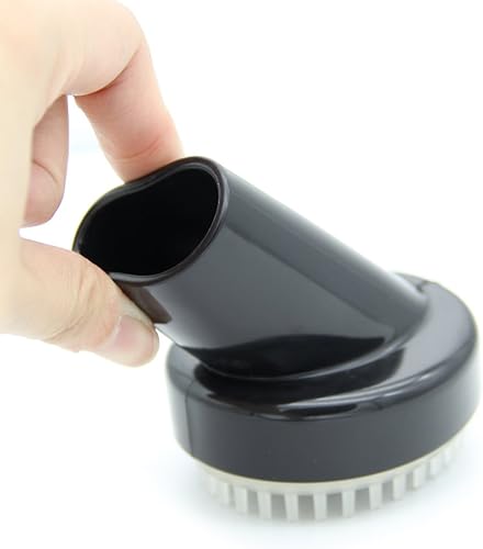 Miniatura 6 de EZ SPARES Cepillo de aire redondo de repuesto para mascotas, accesorio de manguera de vacío central, herramienta universal de 1 14 pulgadas (1.260