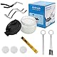 SWAWIS Airbrush Reinigungsset Airbrush Cleaner, Airbrush Zubehör 1 Airbrush Reiniger, 5 Nylon Bürstensatz, 5 Edelstahlnadel Werkzeugsatz, 1 Golden Düsenwerkzeug