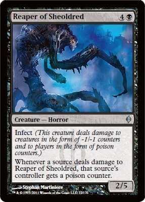 Amazon.com: Magic: the Gathering - Reaper of Sheoldred - New Phyrexia :  Toys & Games