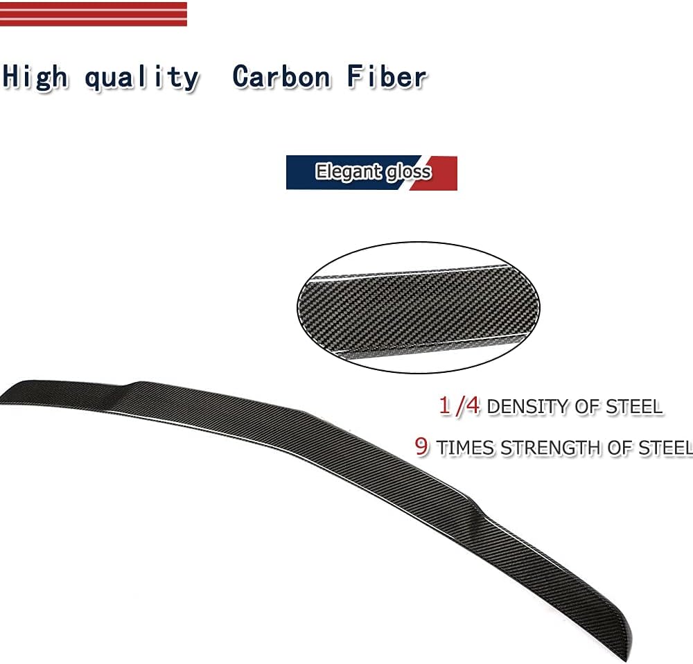 Real Carbon Fiber Rear Spoiler Fits for Mercedes Benz E Class W212 E200 E250 E300 E350 E400 E500 E550 E63 4-Door 2010-2015 Rear Spoiler Wing Body Kits Factory Outlet