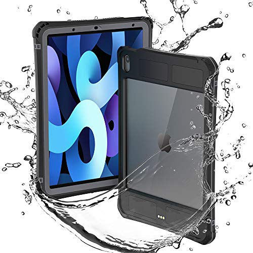 Mangix for 10.9 inch iPad Air Gen 4, Compatible with Magic Keyboard, Waterproof,Full-Body Protective Case Built in Screen with Pencil Holder [Support Apple Pencil Charging] for Apple iPad Air 4