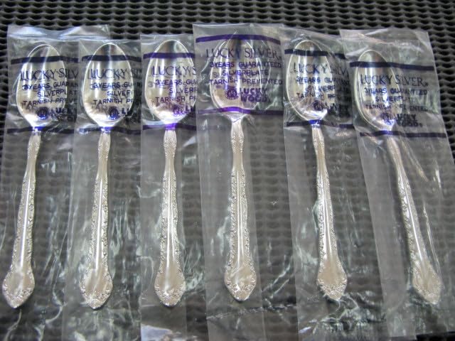 ラッキーウッド　純銀製コーヒースプーン６本セット ラッキーウッド 純銀製コーヒースプーン6本セット LUCKY WOOD