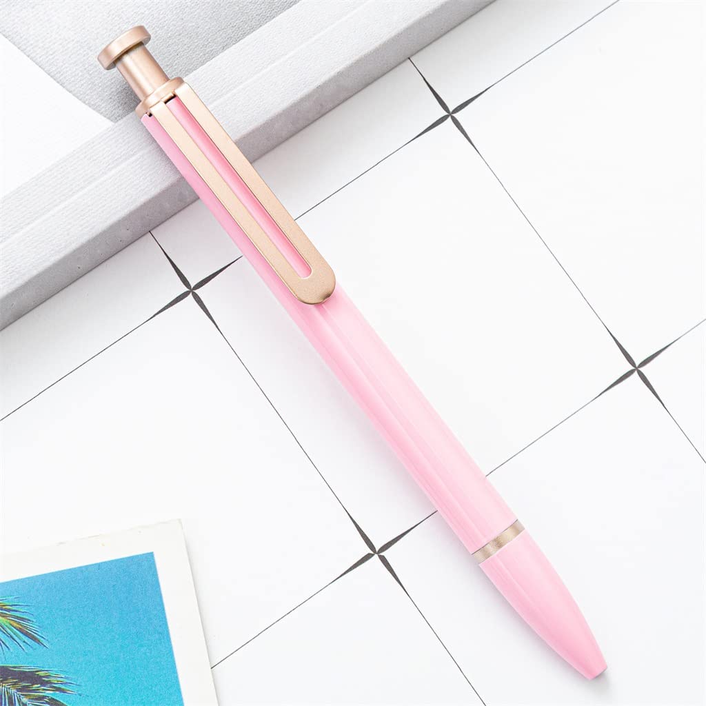 6 Piece Ballpoint Pen Cute Metal Stationery School Office Supplies Pens — view 3