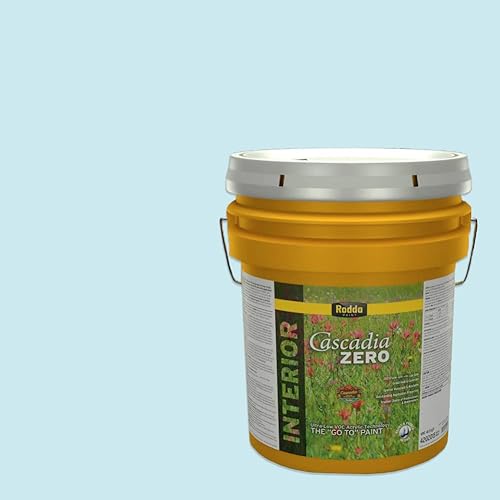 Miniatura 5 de Rodda Paint CASCADIA ZERO - Pintura plana e imprimación para interiores en uno, cuarto de galón, norte frío